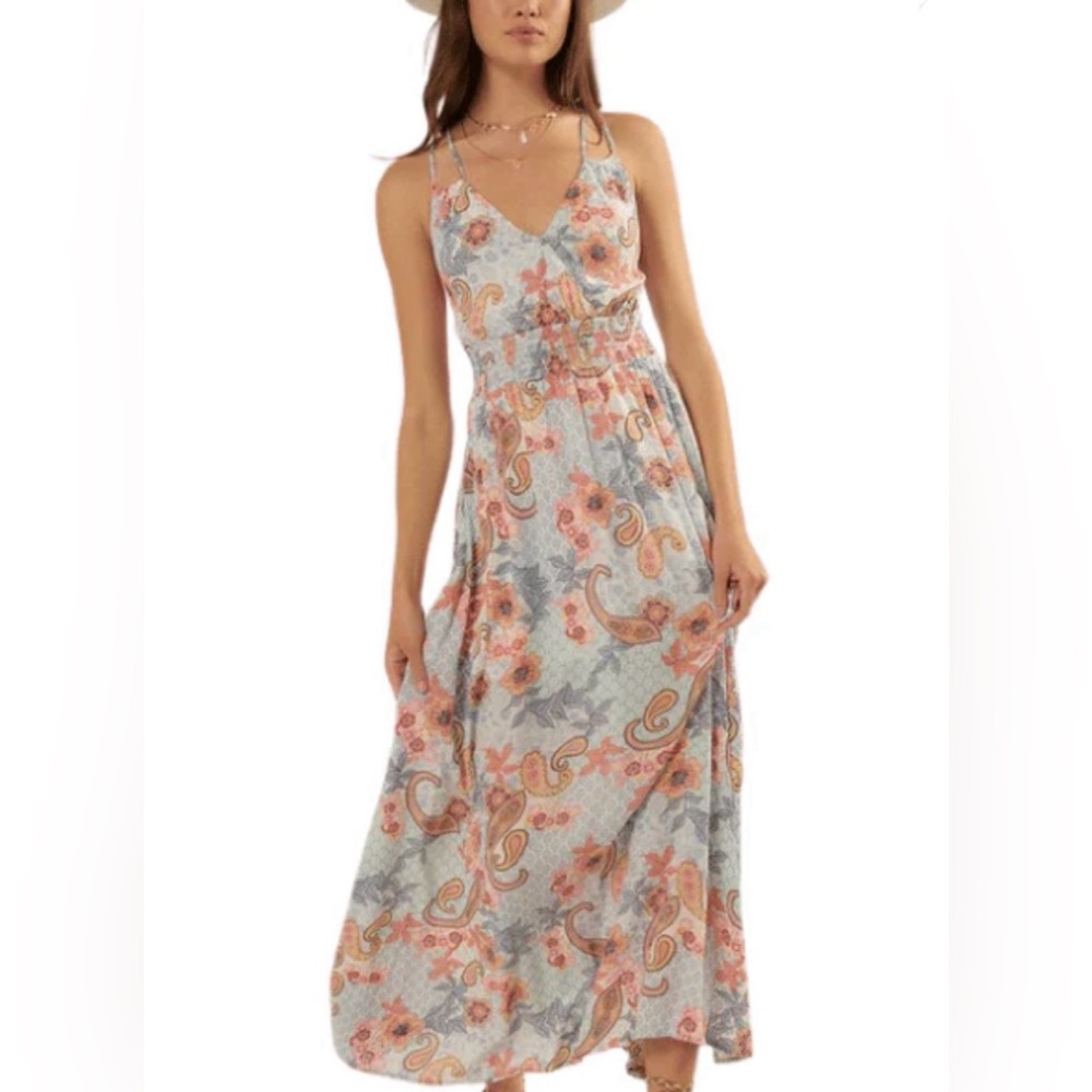 NEW Promesa Women’s Paisley Print Maxi Dress Size Large NWT